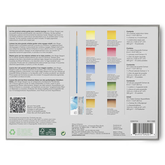 John Singer Sargent watercolour paint set